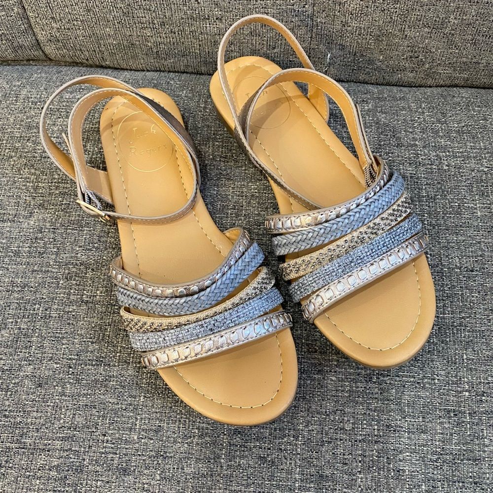 Jack Rogers Hannah Strappy Sandals Women Size 6.5